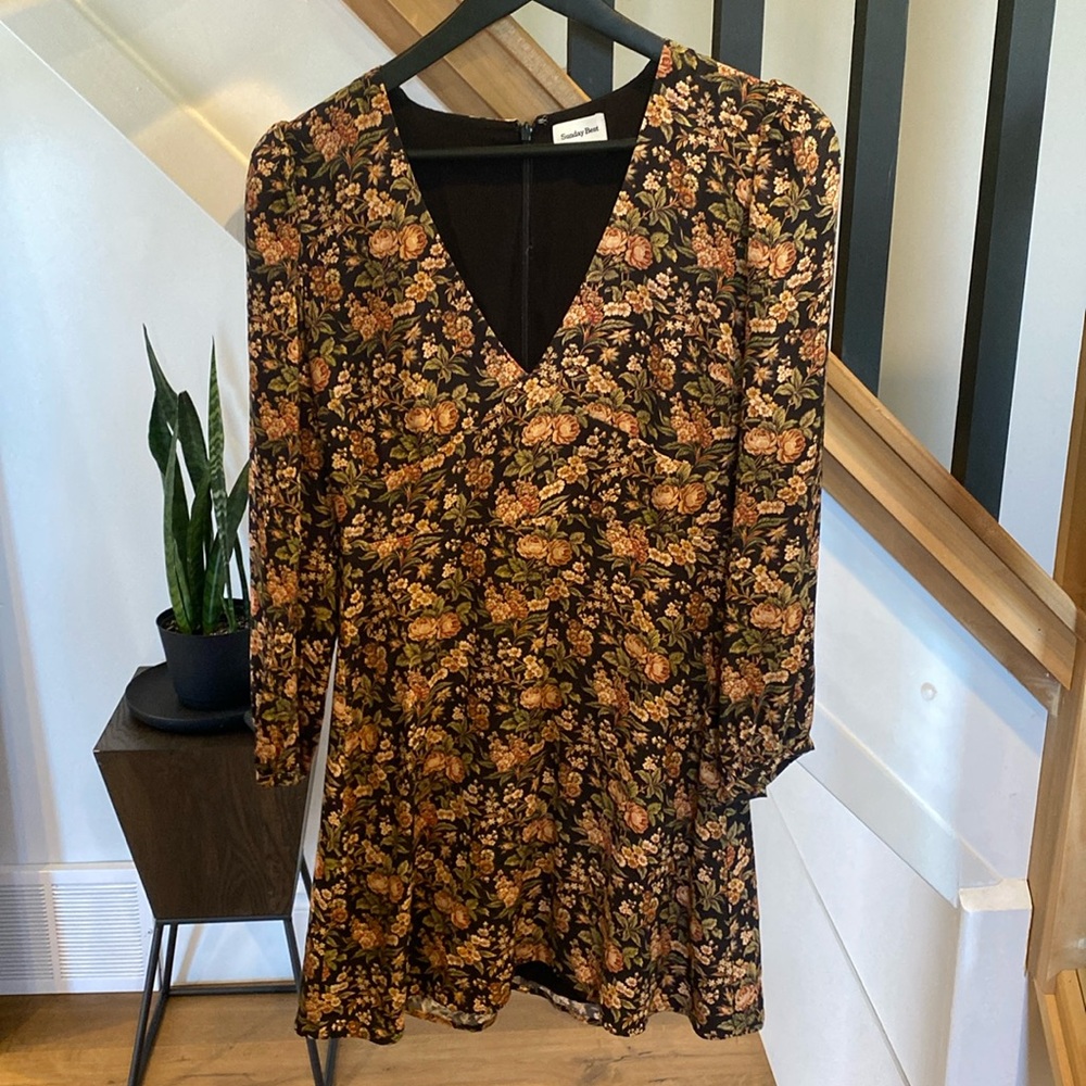 Aritzia Sunday best long sleeve mini dress